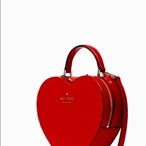Kate Spade Heart Box of Chocolates Rare Bag Truly Yours Red Valentines Day Candy